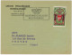 MONACO - 1957 - 5F - Union Philatélique Monégasque - Carte Postale - Post Card - Flamme Couronne Du Blason Méditerran... - Brieven En Documenten