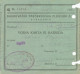 1928 DUBROVACKA PAROBRODSKA PLOVIDBA Billet Bateau Vapeur - Boat Ticket ''DUBROVNIK'' STEAMSHIP TICKET, III Class - Europa