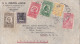 1931 Brazil Airmail Cover To London, Multistamped Inc Servico Aero O/prt - Airmail