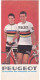 ¤¤  -  Dépliant Publicitaire De La Marque " PEUGEOT "  -  Coureur Cycliste " Tom SIMPSON " ,  Vélos  -  ¤¤ - Ciclismo