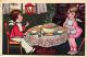 Delcampe - 8  Postcards  Illustrateur Signed Magret Boriss Fascinating ART Fashion Mode Children Monkey Business Balloons Moonlight - Boriss, Margret