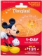Disneyland Resort,  Anaheim, CA., U.S.A.  Admission Ticket Card On Its Backer # Dt-182a - Disney-Pässe