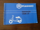 Piaggio Vespa 50 '90 Tessera Garanzia E Tagliandi Originale - Genuine Warranty Card - Carte De Garantie - Garantiekarte - Motor Bikes