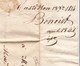 Lettre Avec Correspondance Bordeaux Gironde Marque Postale Castillon Vin Wine Schroder Schyler Négociants 1814 - 1801-1848: Précurseurs XIX