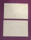 Lot Of Two Cards THE SAINT - ROGER MOORE - Leslie Charteris 1966 - X68, X44 -  Denmark Series - Autres & Non Classés
