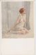 1910s WIEN SIGNED  POSTCARD - RISQUE SEMI NAKED WOMAN ON THE BED - N. 25107 - Autres & Non Classés