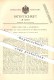 Original Patent - Ernst Josef Löbl In Regensburg , 1899 , Hosenträger , Der Einen Glatten Sitz Der Weste Herbeiführt !!! - Historische Dokumente