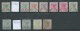 Seychelles 1890 Queen Victoria Range To 15c M /MNH & 36 C Used (11) - Seychelles (...-1976)