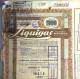 LIQUIGAS - SOCIETA´ PER AZIONI  /   TITOLO  AZIONARIO DA 1000  AZIONI  _  1960 - Electricité & Gaz