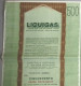 LIQUIGAS - SOCIETA´ PER AZIONI  /   TITOLO  AZIONARIO DA 500  AZIONI PRIVILEGIATE   _  1973 - Electricidad & Gas