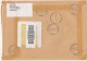 1456FM- MUTUALITY FEDERATION, WORKERS UNION, STAMPS ON REGISTERED COVER, 2002, LUXEMBOURG - Cartas & Documentos