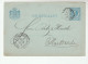 1881 NETHERLANDS Postal STATIONERY CARD Arioni Co ARNHEM 45N To KARLSRUHE  Germany Cover Stamps - Postal Stationery