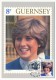 GUERNESEY - 7 Cartes Maximum - Emission Du 2 Juillet 1981 - MARIAGE Royal Charles Diana - Königshäuser, Adel