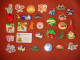 Lot De 58 Magnets: Petits Filous, Thonon, Ipsos, Fluogum, Lindt, Contrex, SOS Villages D´ Enfants, Charal, Vichy, Tintin - Autres & Non Classés