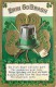 236683-Saint Patrick´s Day, Nash St Patrick Series No 2-1-Gold, Shamrock With Top Hat & White Pipe - Saint-Patrick's Day