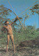 Brazil - Nude Uaika Indian Man W Bow - America