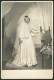 ROMANIA, Bucharest, Color Studio, Vintage Photo, 1930s / 1940s: Wedding Portrait, Glamorous Bride - Anonyme Personen