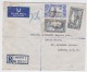 SIERRA LEONE - Registered Air Mail Cover 1953 Basma Sons General Merchants 52 Little East Street Freetown B.W.A. - Sierra Leone (...-1960)