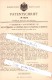 Original Patent - C. Salzberger In Burgsteinfurt I. W. , 1894 , Ventil Mit Gitterschieber , Steinfurt !!! - Steinfurt