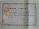 Action Share 1920 CHARRON LIMITED Avec Son Certificat De On Quarter Share Valence Drome Emprunt Titre - Automobile