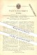 Original Patent - Konrad Huber In Frankenthal , 1882 , Rohrverbindungen Und Rohrkesselsystem , Dampfkessel !!! - Historische Dokumente