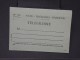 FRANCE - LOT DE  2 ENVELOPPES NON VOYAGEES  DE TELEGRAMME   A VOIR    LOT P3073 - Telegraph And Telephone