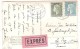 CP De 1954 - LUXEMBOURG - ESCH SUR ALZETTE - Vue Générale - Envoi En Exprès - Esch-sur-Alzette