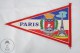 Vintage France, Notre Dame, Paris Collectible Pennant/ Flag - Otros & Sin Clasificación