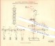 Original Patent - Gebr. Funke In Schönfeld B. Annaberg I. S. , 1899 , Häkelmaschine Für Mit Perlen Besetzte Posamente !! - Annaberg-Buchholz