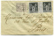 FRANCE LETTRE AFFRANCHIE AVEC UNE PAIRE DU N°83 + UN N°87 OBLITERATION DRAPEAU UNITED STATES POSTAL STATION NOV. 3 - 1900 – Paris (Frankreich)