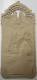 1930 Magnifique Calendrier Faisant Vide-poche Un Peu Kitsch 2 Tourterelles Ou Colombes Carton Gaufré En Relief 16x34.8cm - Big : 1921-40