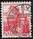 Schweiz Suisse 1938: Rollenmarke MIT NUMMER Zu 215yRM01 Mi 327yR AVEC N° Au Verso Mit O GENÈVE 23.I.1945 (Zu CHF 5.50) - Rouleaux