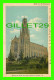 HAMILTON, ONTARIO - BASILICA OF CHRIST THE KING - TRAVEL IN 1937 - DOMINION CREST - PECO - - Hamilton