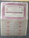 Action Coupon : Agnés - Decoll -100 Francs Au Porteur - Paris  1930 - Banca & Assicurazione