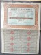 Action Coupon : Agnés - Decoll -  100 Francs Au Porteur Série B   - Paris  1930 - Banque & Assurance