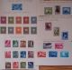 SMALL COLLECTION LIECHTENSTEIN STAMPS 1945-1958 FLIGHT WORKERS - Collections