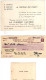 GALERIE LAUTREC   .LOT  De 7 DOCUMENTS    Année  1956-1957   BRUXELLES    Galerie Lautrec  13 Avenue De La TOISON D'OR - 1950 - ...