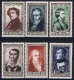 France: 1950 Yv Nr 891 - 896 MNH/**  Neuf Sans Ch. - Unused Stamps