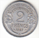 FRANCIA 1947B    2 FRANCOS TIPO MORLON. EBC ALUMINIO .. CN 4260 - Otros & Sin Clasificación