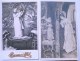 Lot 2x Litho Illustrateur SIRVEN Et GOODMAN Fille FILLETTE Elegante Coquette Devant Miroir Voyagé 1902 Thonon Gap - Verzamelingen & Reeksen