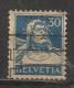 HELVETIA , SUISSE , 30 C , Perforé Perfin : " SK " , 1924 - 1927 , N° Y&T 205 - Perfins