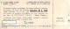 03307 "COGNAC SARTI - BUONO D'ACQUISTO CON SCONTI A SOCI TOURING CLUB ITALIA 1946 / 1947". COUPON ORIGINALE. - Pubblicitari