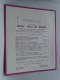 Martha Maria De VREESE 22 Mei 1899 Bellem / Blankenberge 26 Oct 1968 ( Doodsbrief / Nécrologie - Details Zie Foto ) !! - Autres & Non Classés