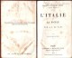 LIVRES - GUIDES DIAMANT - COLLECTION DES GUIDES JOUANNE - ITALIE - éditeur HACHETTE - 1870 - Tourisme