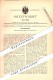 Original Patent - A. Gontard In Mockau B. Leipzig , 1881 , Verdunstungsapparat , Alkohol , Brauerei , Brennerei !!! - Historische Dokumente