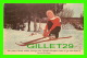 SPORTS D'HIVER - LE SKI - SKYCRUISERS LINK -  PUBLICITÉ, COLONIAL AIRLINES ADVERTISING - HARRY H. BAUMANN - - Sports D'hiver