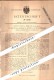 Original Patent - Gustav Voigt In Ferlach , Kärnten , 1881 , Verschluss An Gefäßen Zur Drahtführung !!! - Ferlach