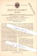 Original Patent - H. Burckas I. In Leipzig , 1882 , Schreibfederhalter Mit Dintenfüllung !!! - Schreibgerät