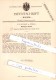 Original Patent - F. W. Schmidt In Lübeck , 1882 , Corset , Korsett !!! - Avant 1900
