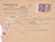 Lettre état Moyen ,mais Affranchie Avec Timbre De Carnet , Pas Courant Du Tout ,même Rare - Storia Postale